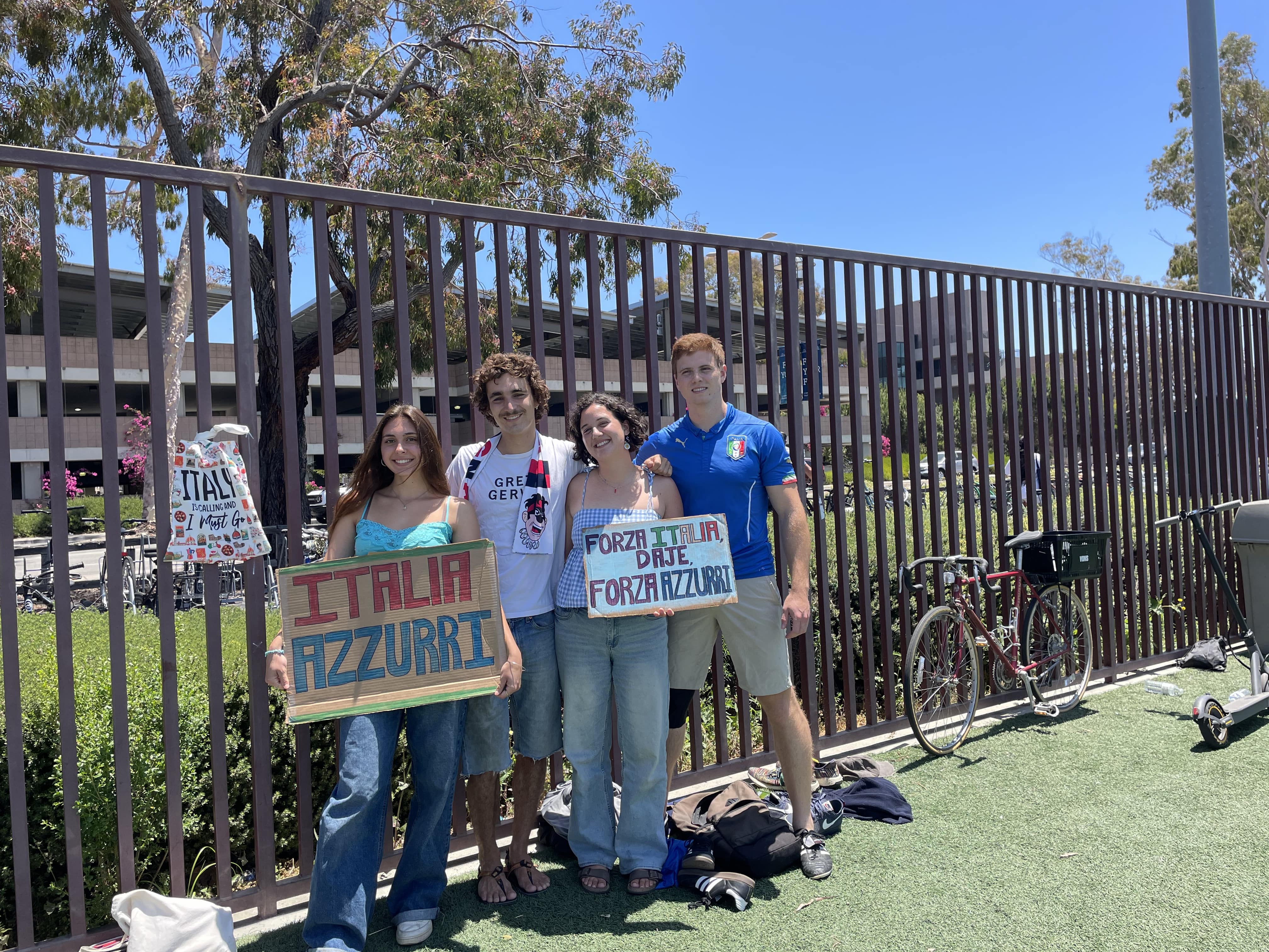 Italian Club members ahead of the game