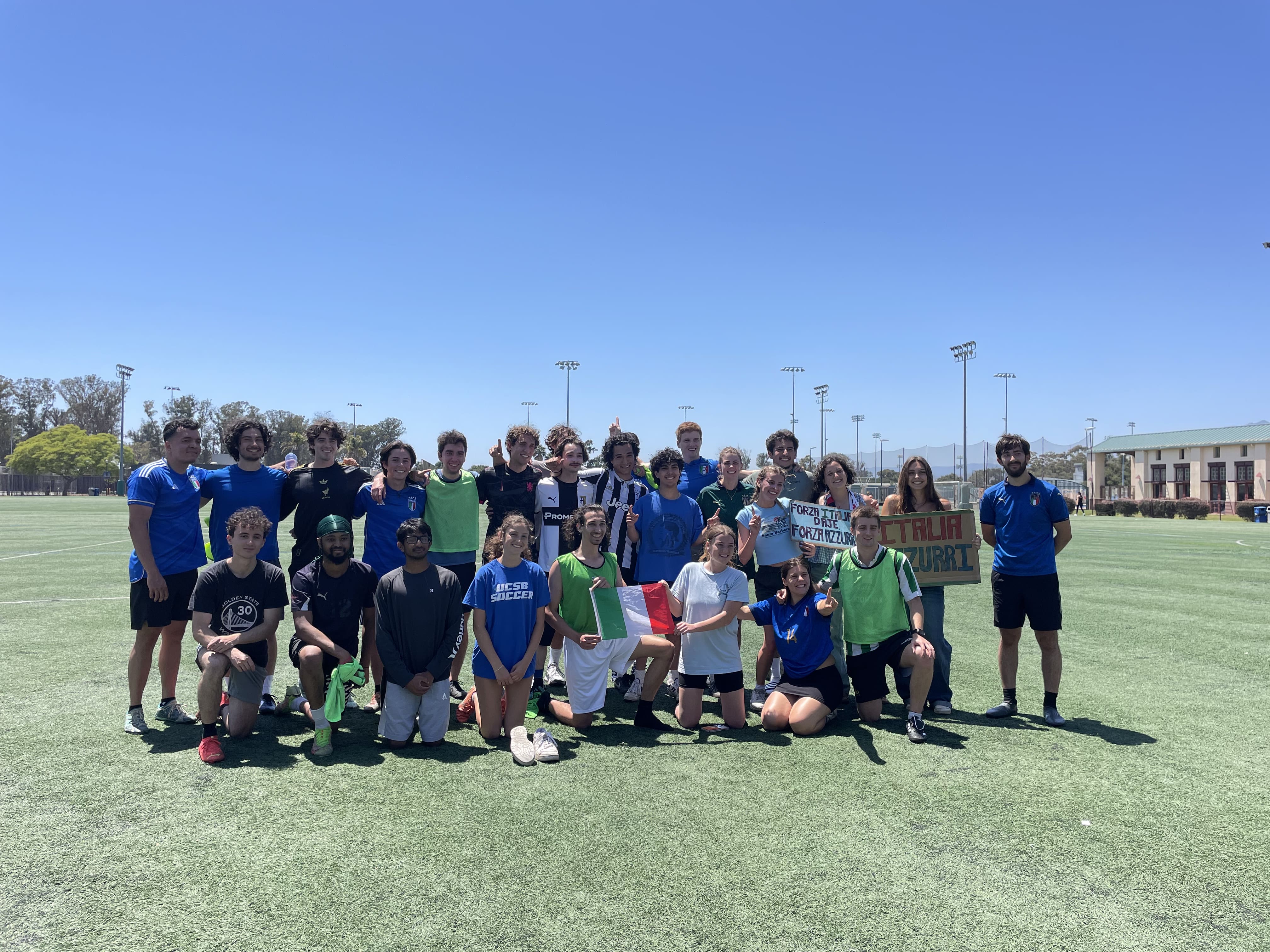 UCSB Italian Football club o field