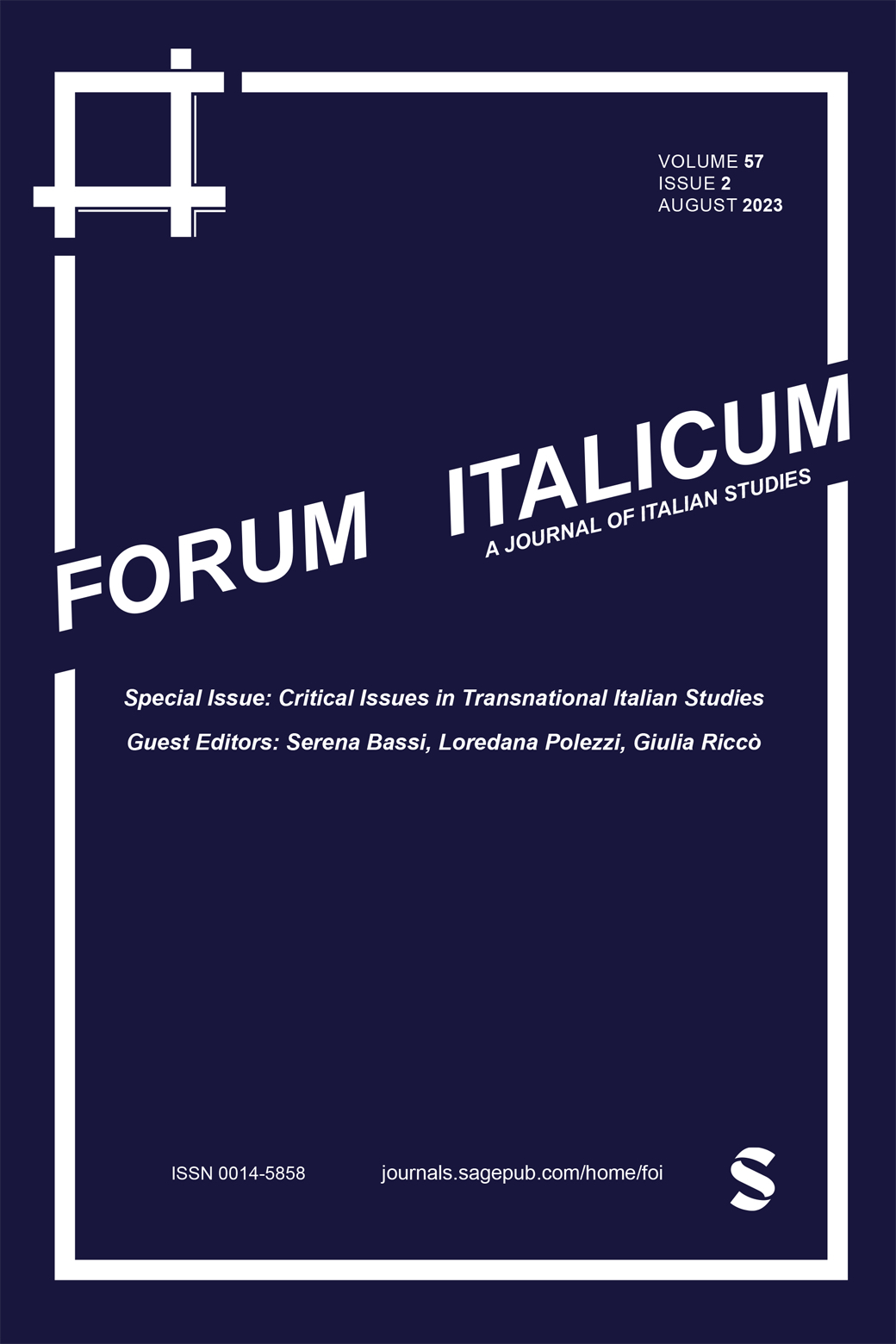 Forum Italicum by Stephanie Malia Hom