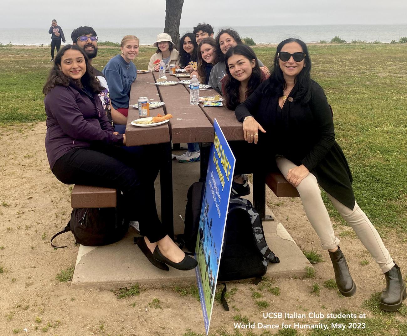 UCSB Italian Club students